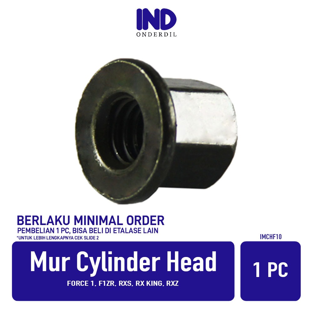 Porca De Bloco/De Cabeça De Cilindro RX King/RXKing/Force 1/F1/F1ZR ZR/RXS/RXZ