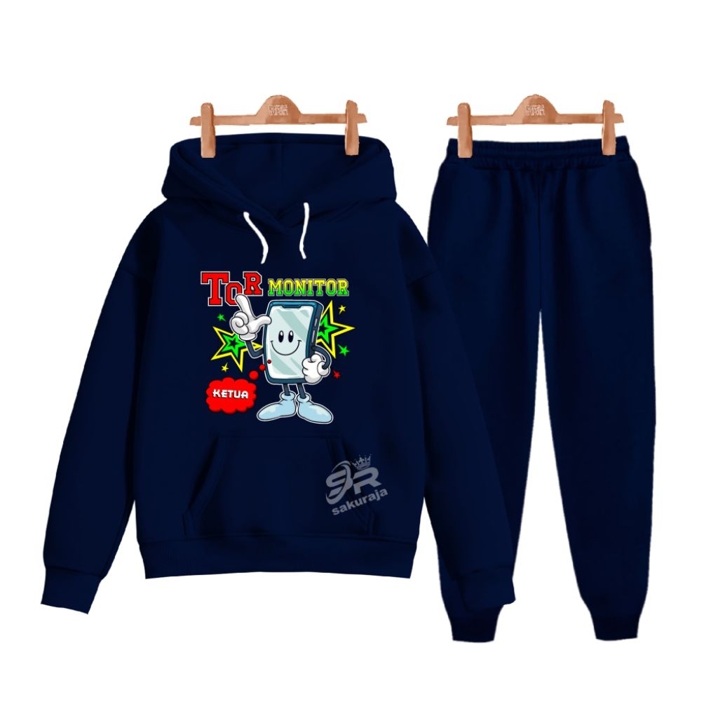 Conjunto De Moletom Com Capuz Infantil Motivo De Personagem Do monitor Tor/Idades De 3 A 17 Anos