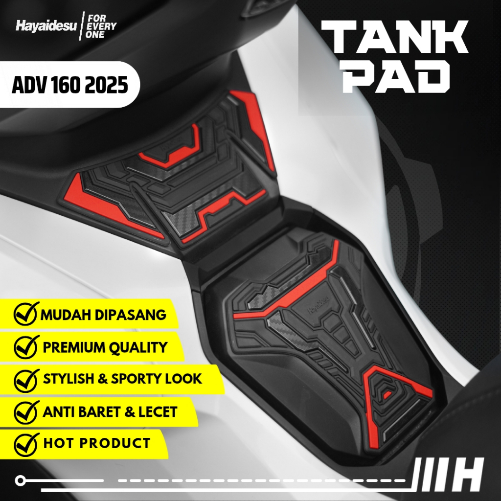 Hayaidesu Honda ADV 160 ROADSYNC (2025-2026) Capa Protetora Do Corpo Da Almofada Tanque