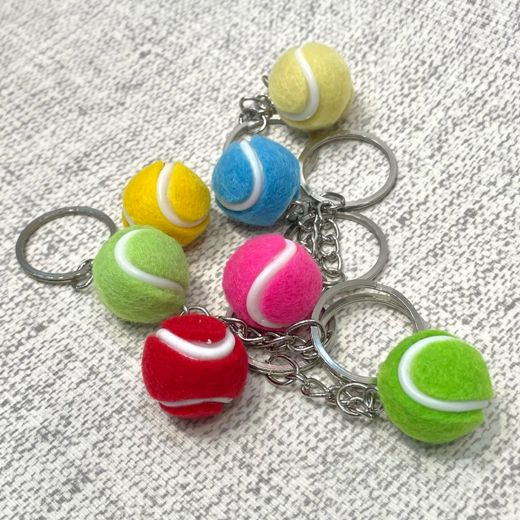 GANTUNGAN Padel Ball Chaveiro Acessórios Para Bola De Tênis Bolsa Charme Bagcharm Cabide Almofada Lembrança Esportiva Pr