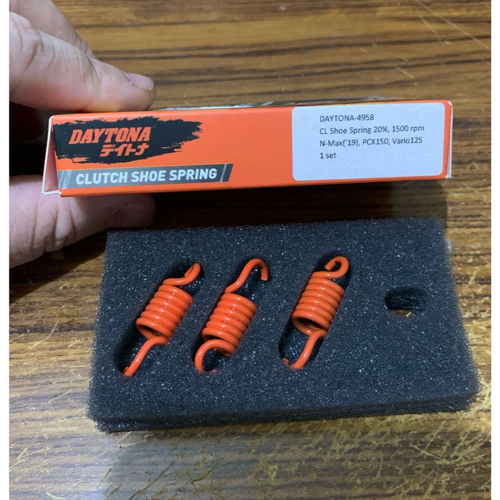 Mola De Embreagem Dupla Para Vario PCX ADV Lexi Nmax Antigo 100 % 1000/1500 RPM ORIGINAL DAYTONA