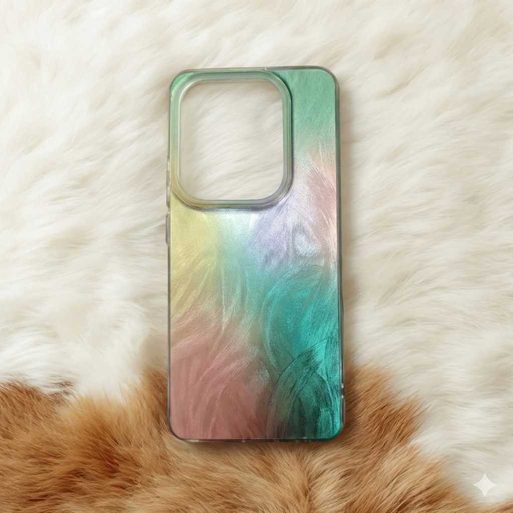 [Samsung A32 4G/A32 5G/A33 A34 A35 A52 A52S A53 A54 A55 A71/A72 4G A73 5G] Capa Rígida Premium Luxuosa Holograma Gradien