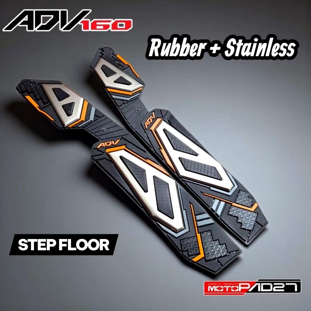 ADV 160 2025-2022 Roadsync ABS CBS Tapete De Borracha De Aço Inoxidável Para Motocicleta