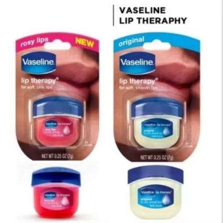 Bálsamo Labial Vaselina Rosy Lips 7g-Hidratante , Cuidados Noturnos , Macio E Brilhante