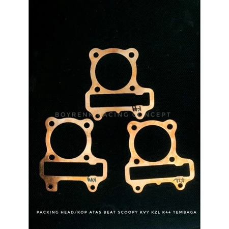 Embalagem Perpak Head Cop BEAT Carburador kvy F1 kzl pop k44 0.5MM 0.8MM Cobre-BOYRENK RACING CONCEPT