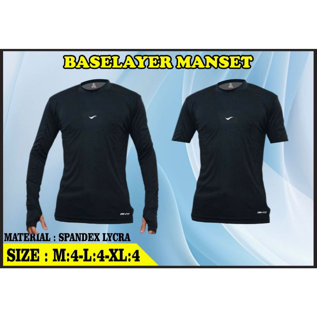 Punho De Lycra/Baselayer/Camisa De Longo/Futebol De Material