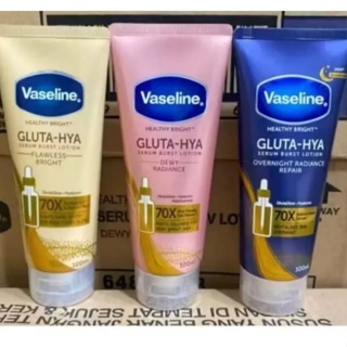 Loção De Explosão De Soro Vaselina GLUTA HYA 100ML/FLAWLESS BRIGHT/DEWY RADIANCE/Reparo De Radiância Noturna em Oferta na Shopee