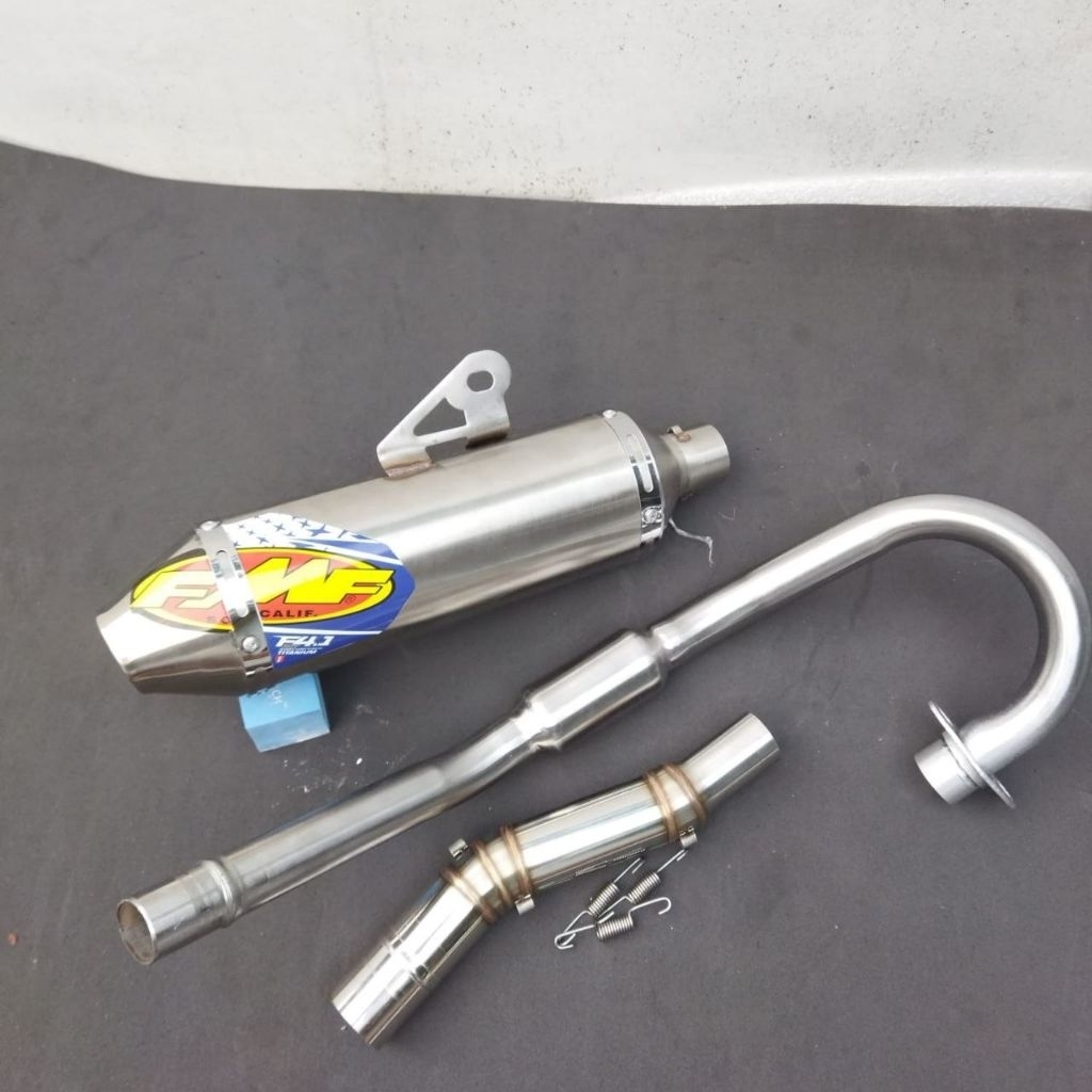 Escape FMF 1 Conjunto Para Motocicleta XL200 Crf150 Crf230 Klx150 Xr150 Xr200 xtz125 msx D Restor150 Bros nxr160 nxr150