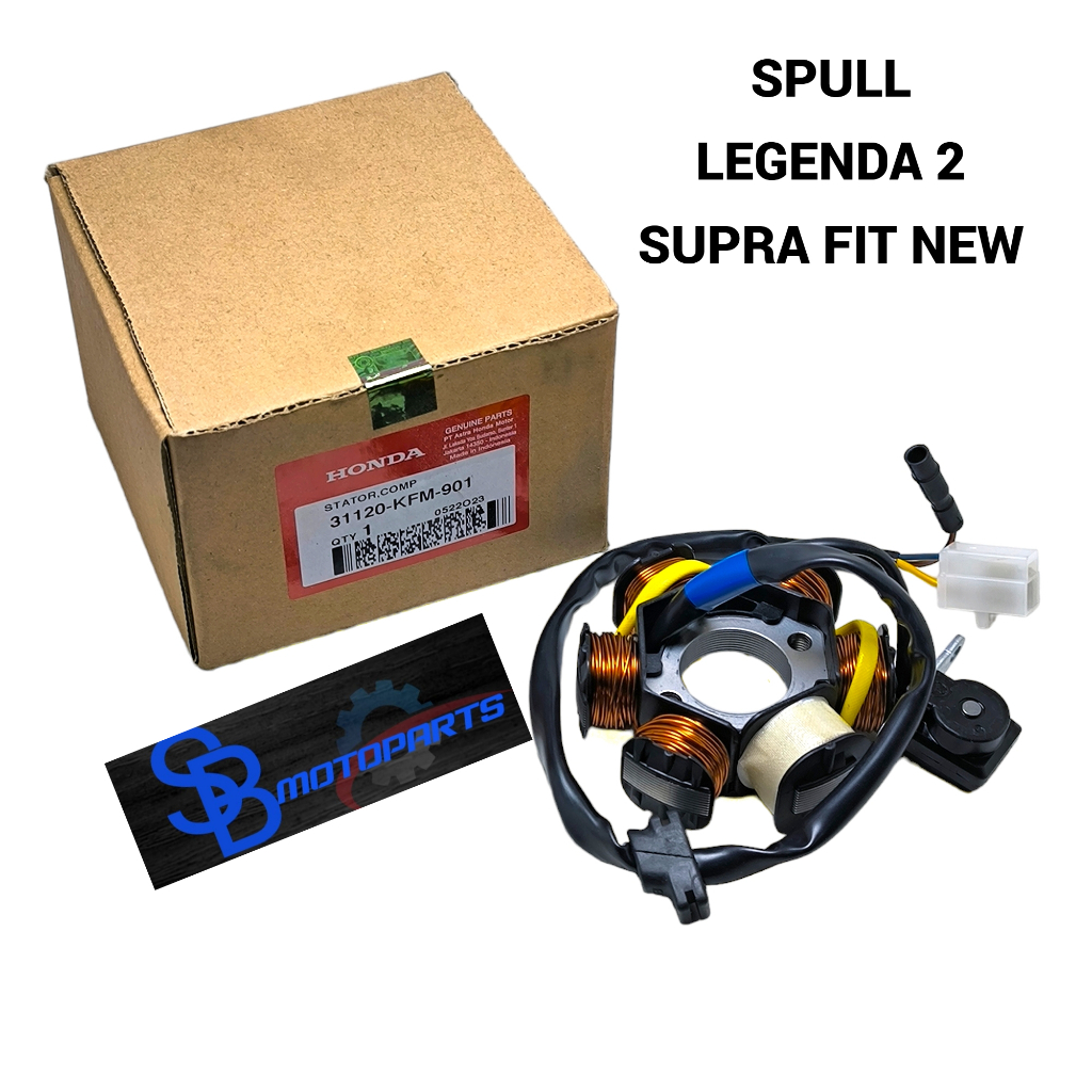 Estator SPULL KFM LEGEND REVO 100 SUPRA FIT Antigo Novo ORIGINAL HONDA AHM 31120-901