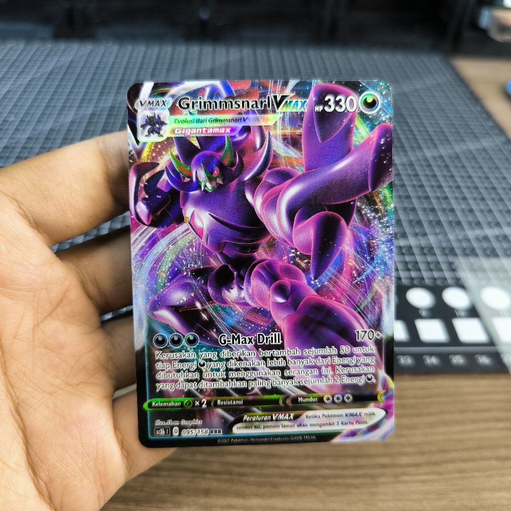 Coleção De Cartas Pokémon Grimmsnarl VMAX 095/158 Sparkling Set B