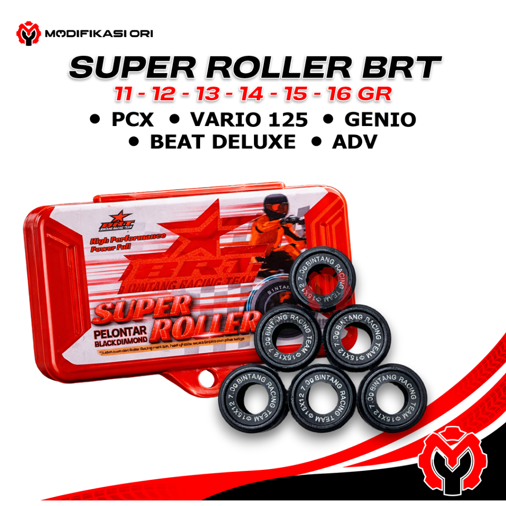 Rolo De Corrida BRT Honda Genio-Beat Deluxe-ROLLER-PCX-VARIO 125