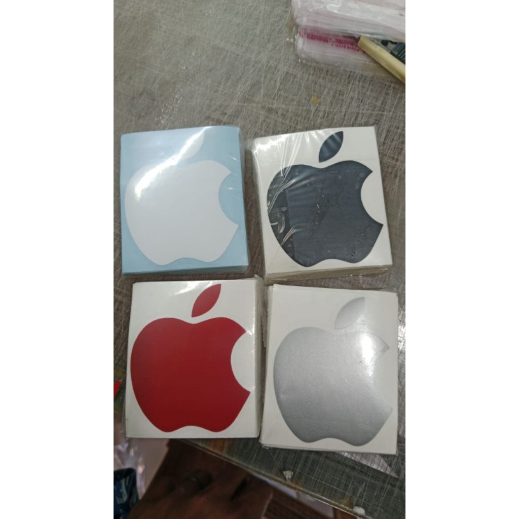 Adesivo Apple Corte iphone ipad imac Mac Macbook Logo Emblema iOS Appstore