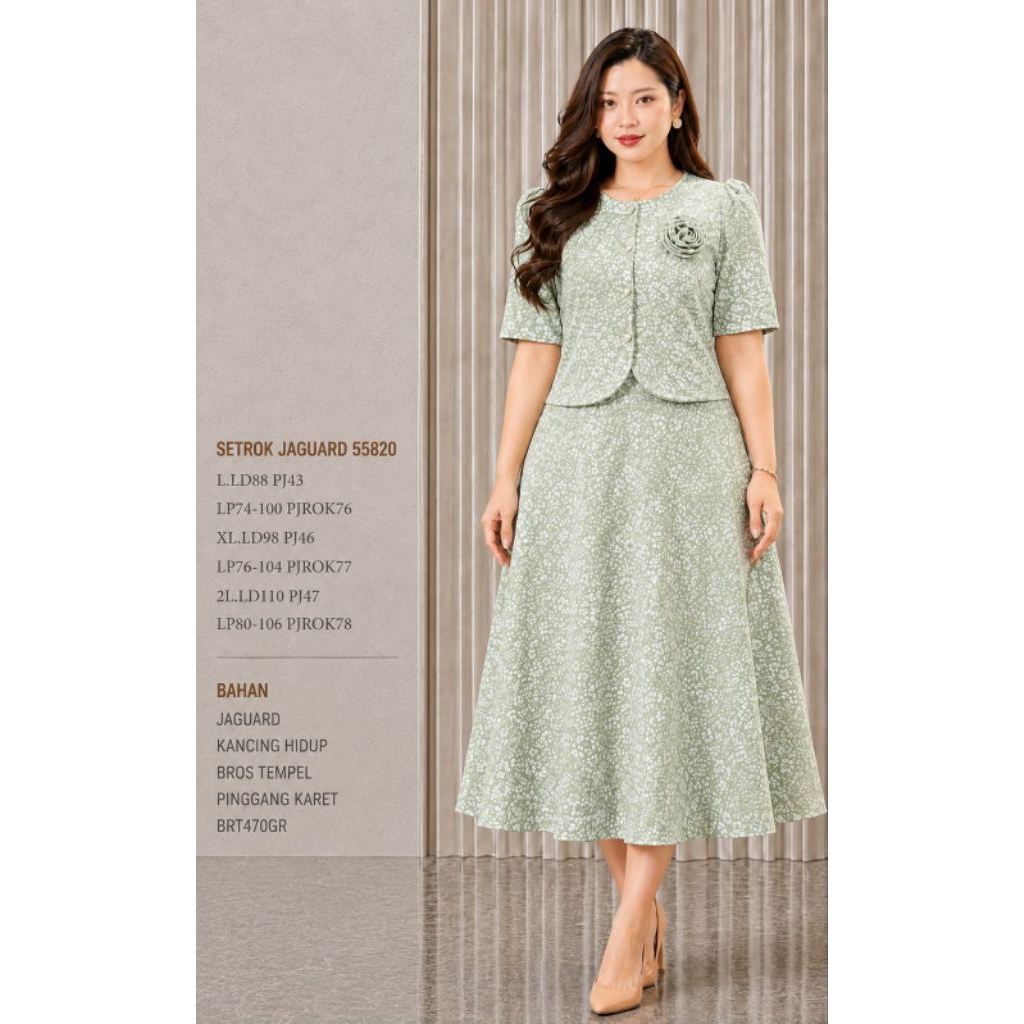 KATUN KD55820 Elegante Conjunto De Saia De Algodão JAGUARD REAL PICT