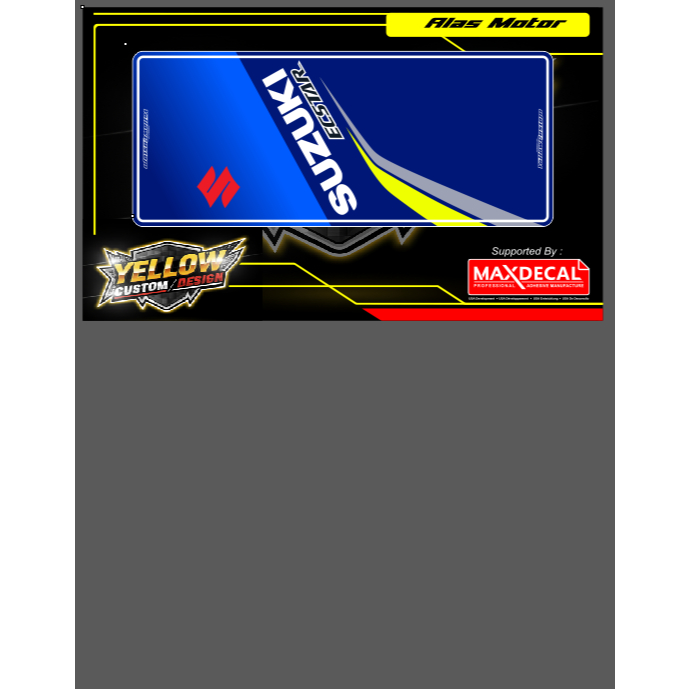 Novo Tapete De Congestão De Motocicleta Modelo SUZUKI