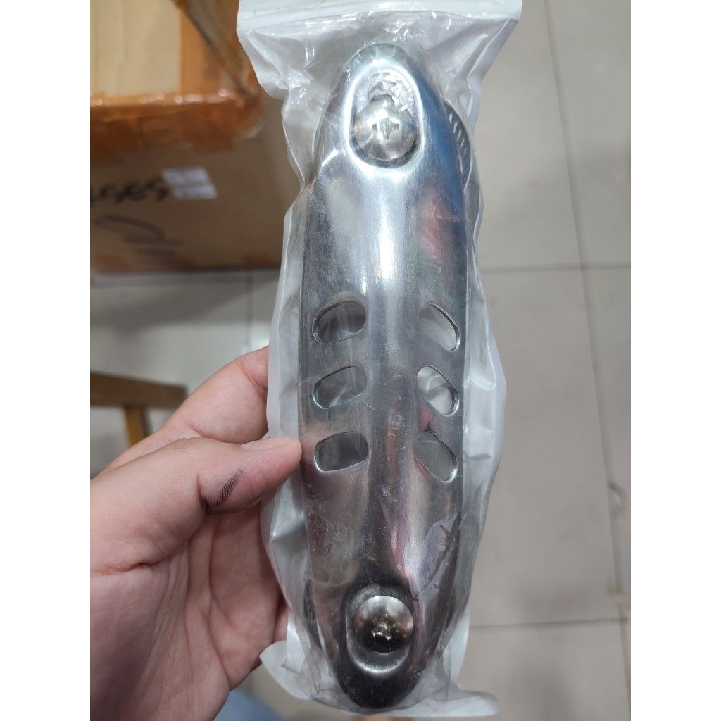 Tampa/Protetor Do Tubo De Escape Para Motocicleta KLX 150 CRF 150 WR 155 trail cross