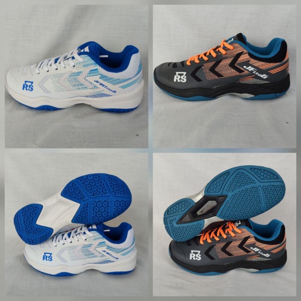 RS JF LTD 6 Sapatos Cinza E Branco
