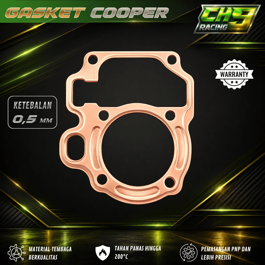 Perpak Junta Paking Bloco De Embalagem Cabeça Cobre Vario 110 Techno Karbu 54 55 56 58 CH9 Racing