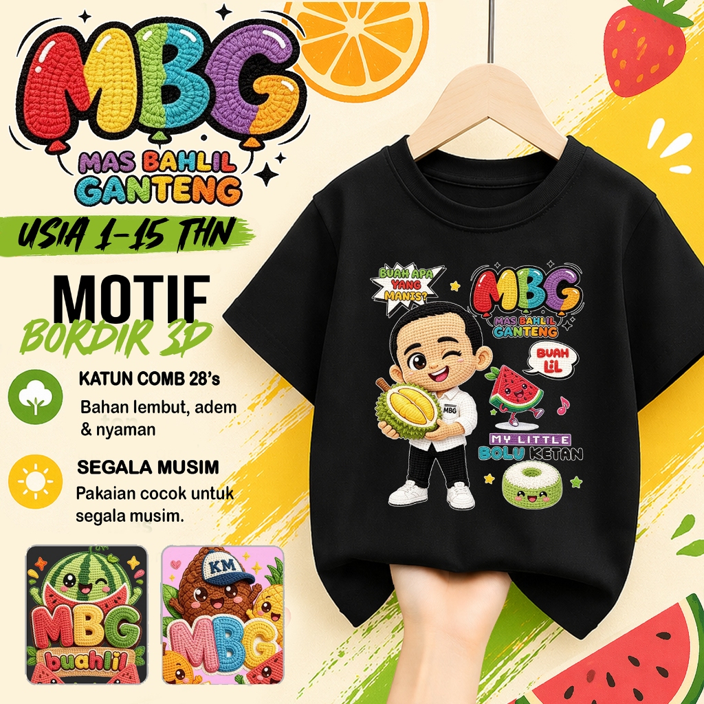 Camiseta Infantil KATUN MBG Feita De Algodão Penteado Dos Anos 28 Para Crianças De 1 A 15