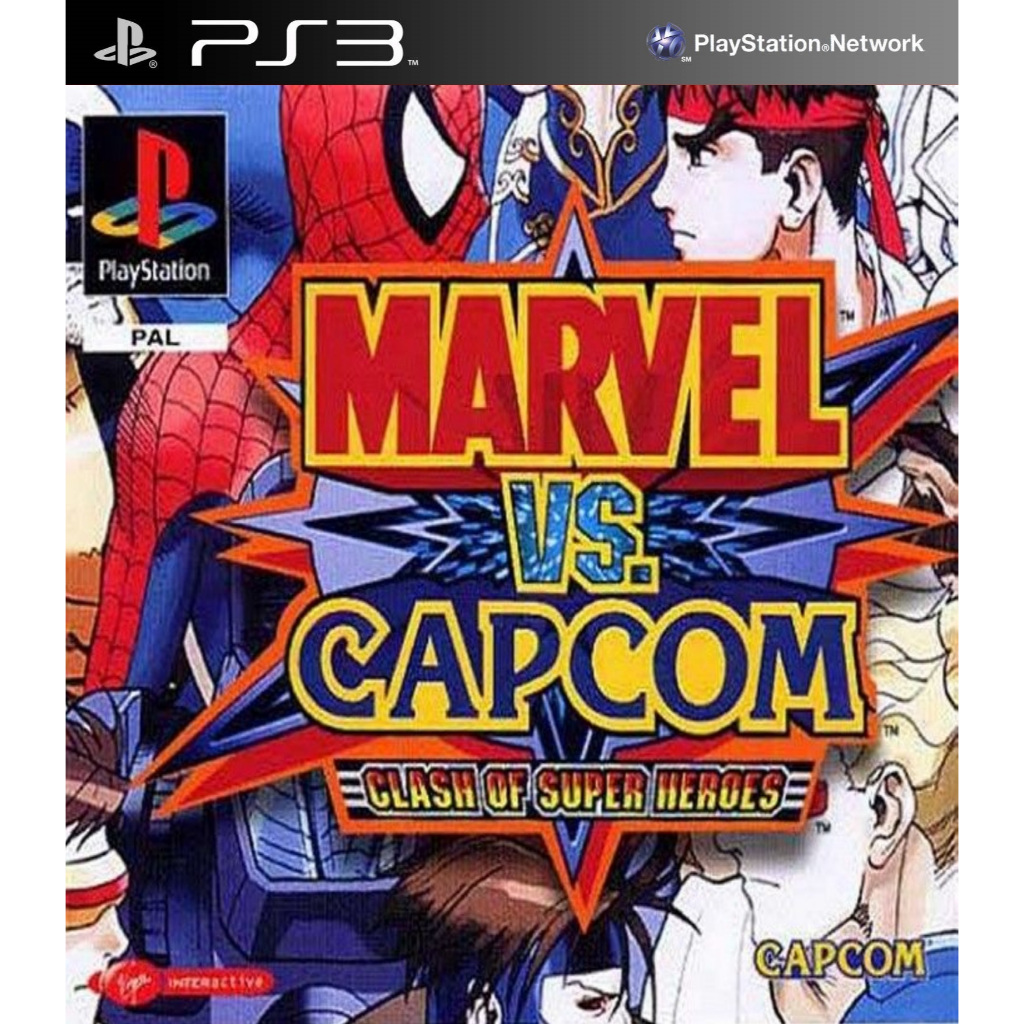 Cassete De Jogo PS3 PKG MARVEL VS CAPCOM