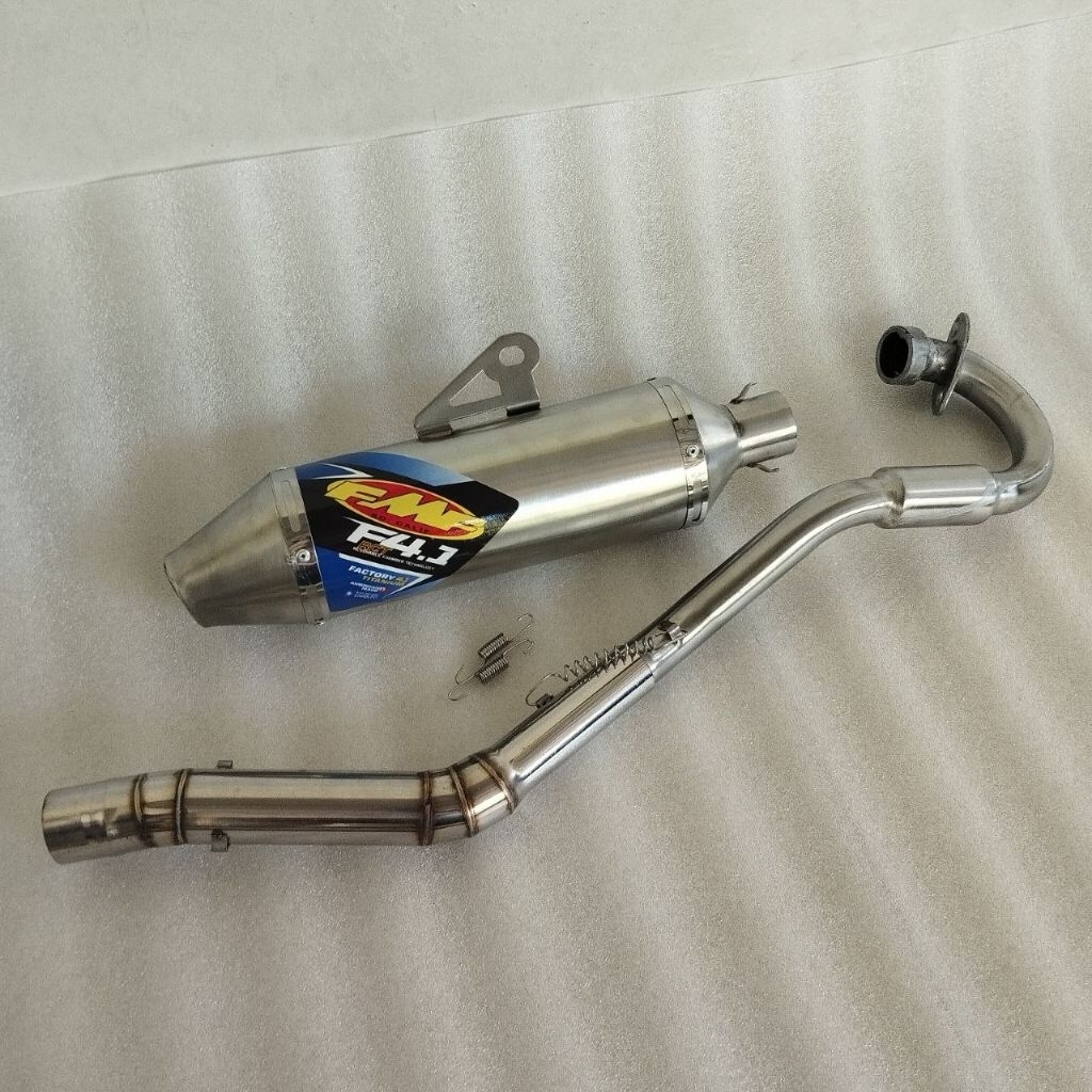 Escape Racing Fmf 1 Conjunto Para Crf150 Klx150 Xr150/200 Xr150 Xr200 XL200 msx ksr110 xtz125 Bross nxr nxr125/150 D rst