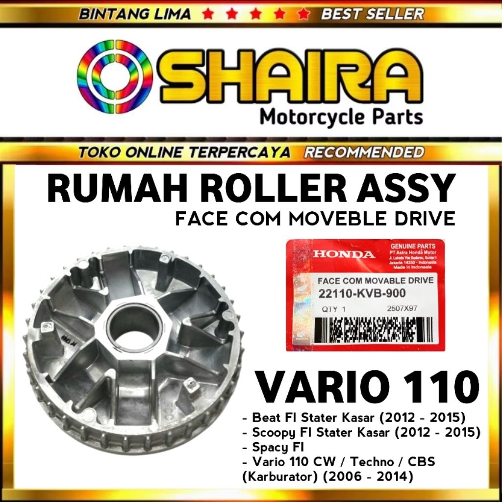 Alojamento Do Rolo VARIO 110 Carburador/BEAT FI/SPACY CBS TECHNO/FACE COM Unidade Móvel HONDA ROLLER HOUSE