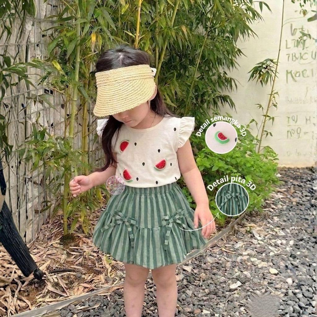 Owlet-Saia st Melancia-Terno De Estampada Infantil 3D
