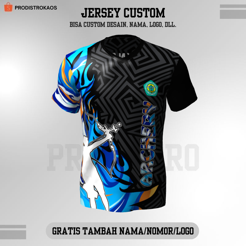Camiseta Com Estampa Completa De Tiro Arco E Flecha Pode Ser Personalizada-66