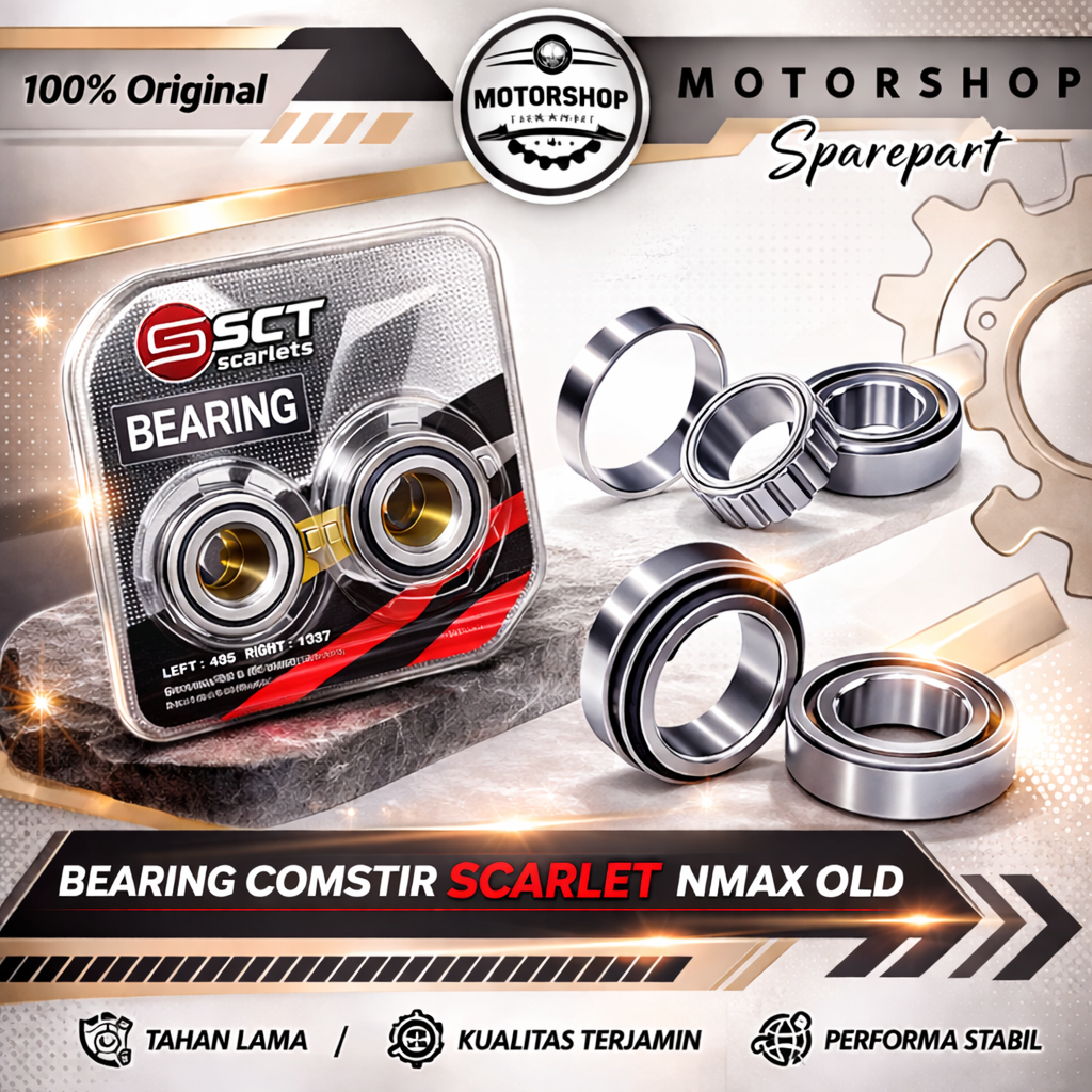 Rolamento Comstir Nmax OLd Scarlet