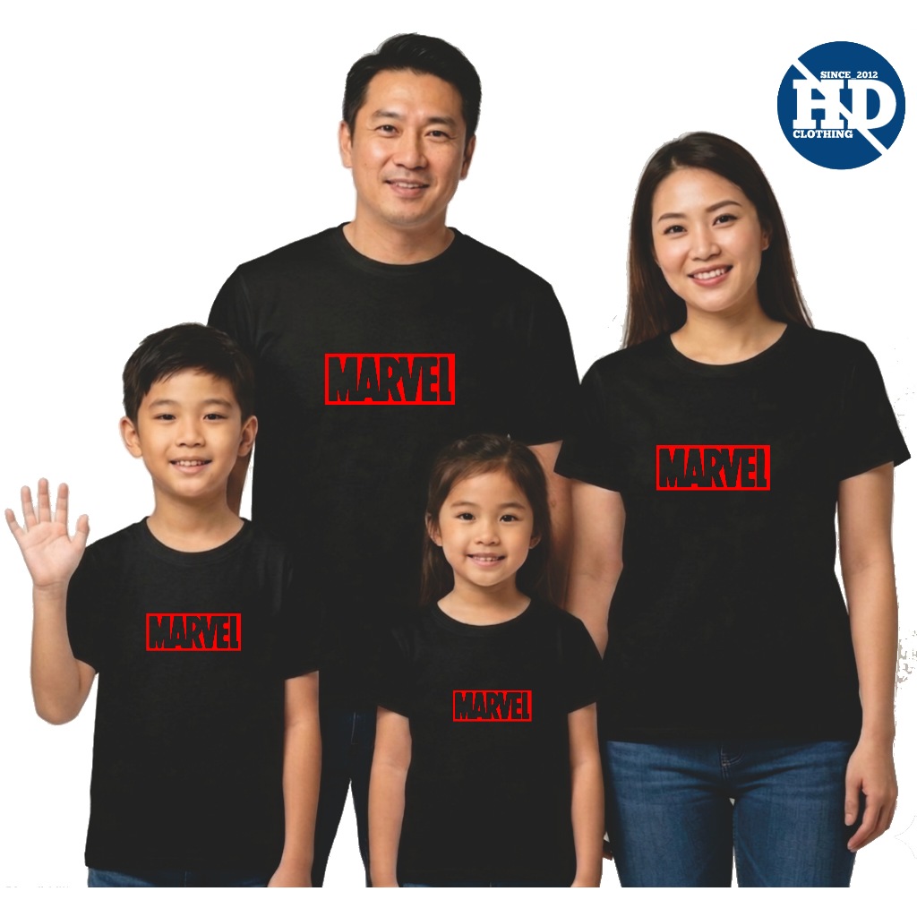 Camisetas Família De Casal Preto KATUN Para Crianças E Adultos , material Penteado Dos Anos 30 , Algodão Macio , Confort