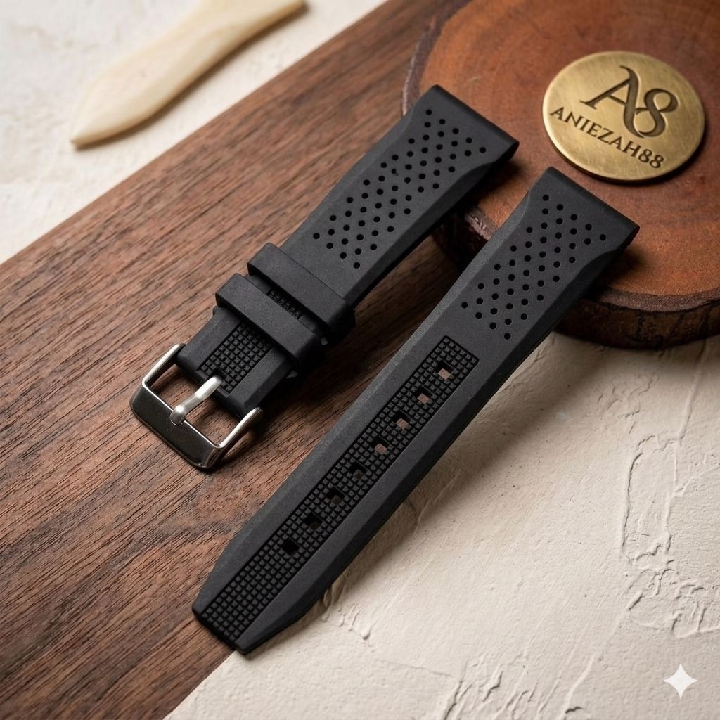 Tag hauer Pulseira De Relógio Borracha Universal 22mm