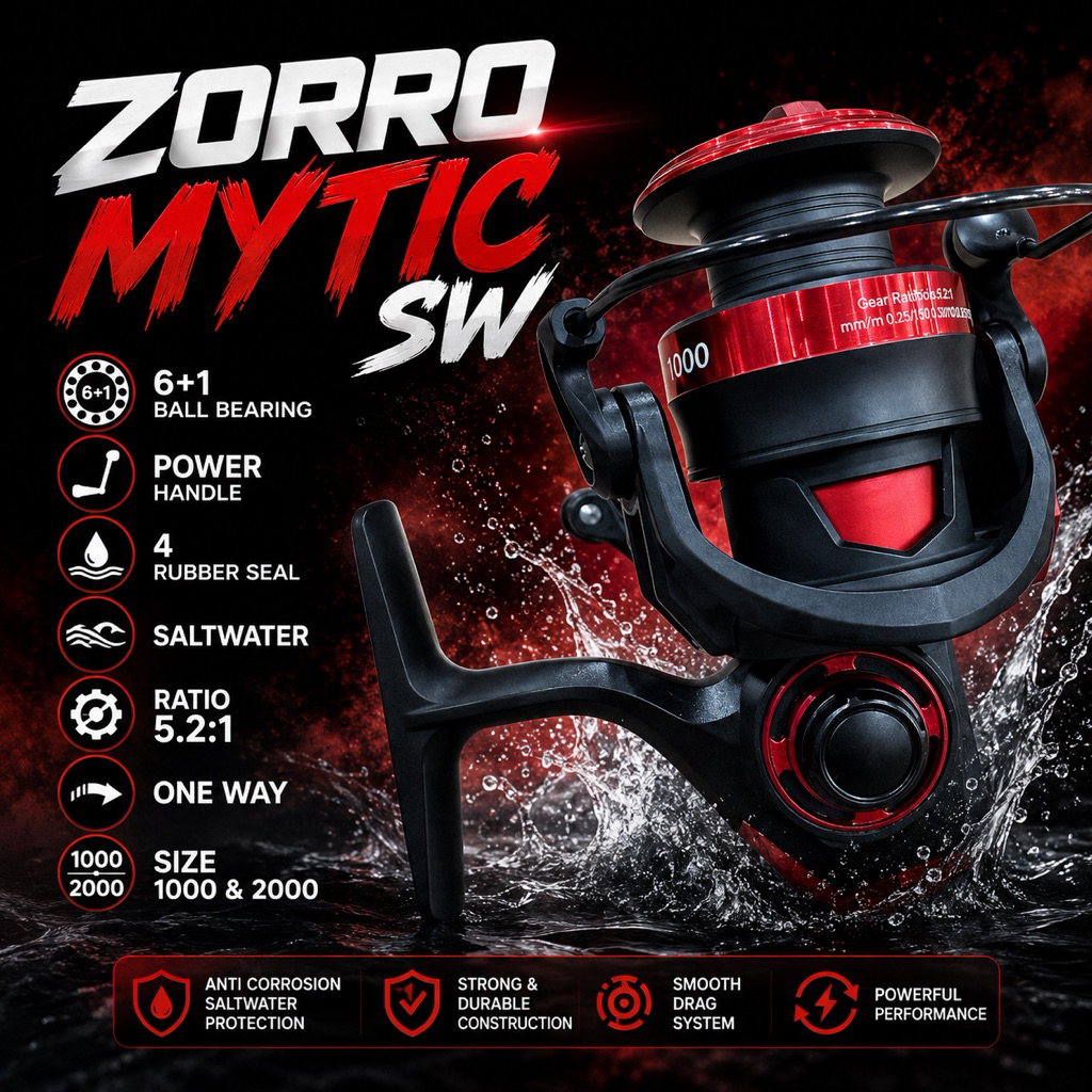 Cabo De Alimentação Mítico Reel sw zorro
