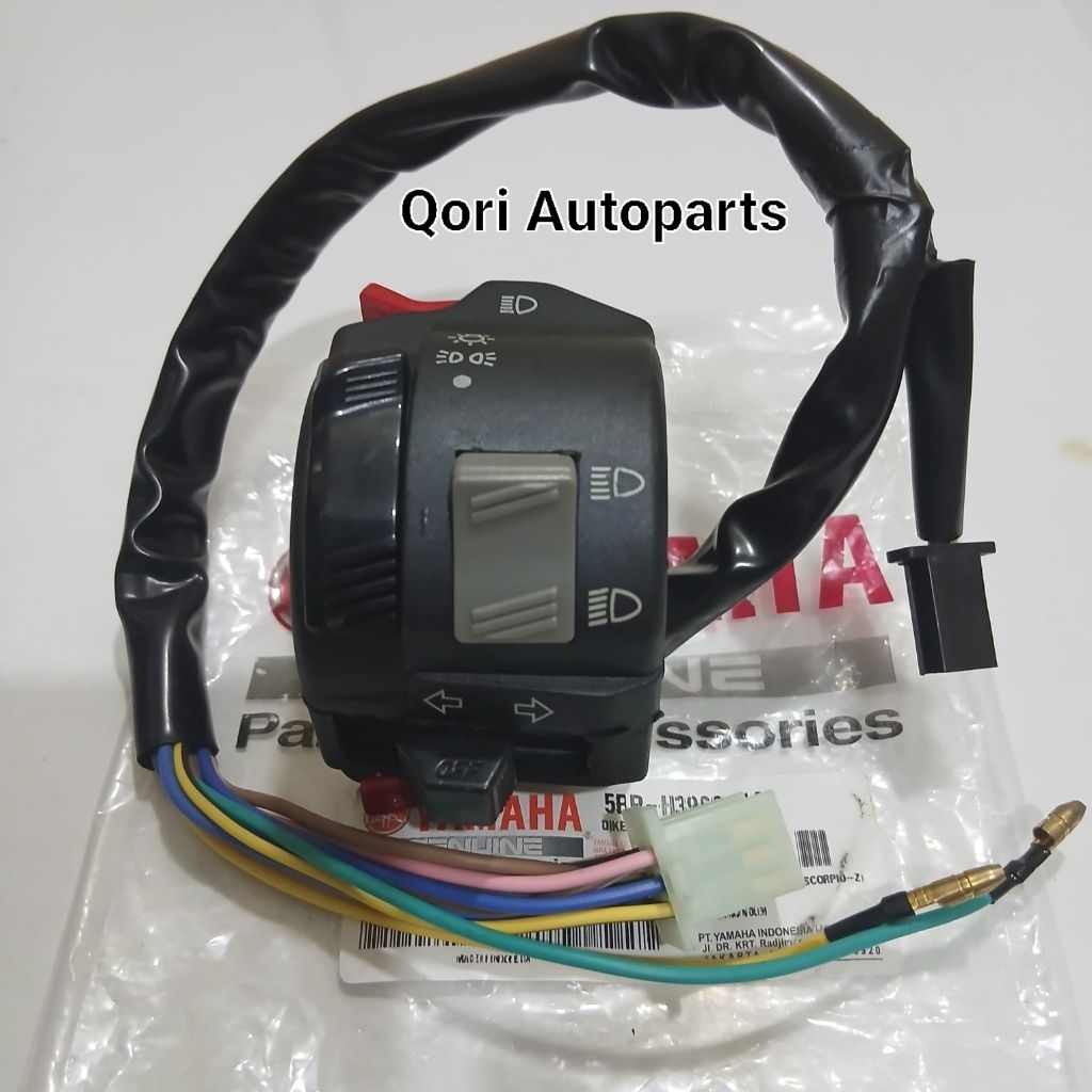 TOMBOL SCORPIO 5BP Suporte De Interruptor Esquerdo Com Botão De DIM De Chifre SCORIO