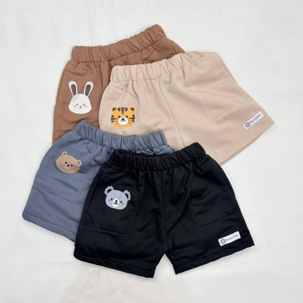 Shorts Gummy Baby Para Meninos E Meninas De 1 A 3 Anos