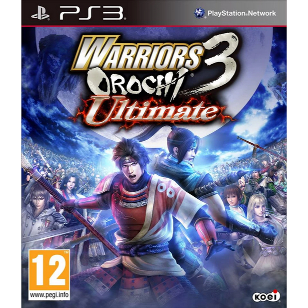PS3 PKG Guerreiros OROCHI 3 ULTIMATE Jogo Cassete