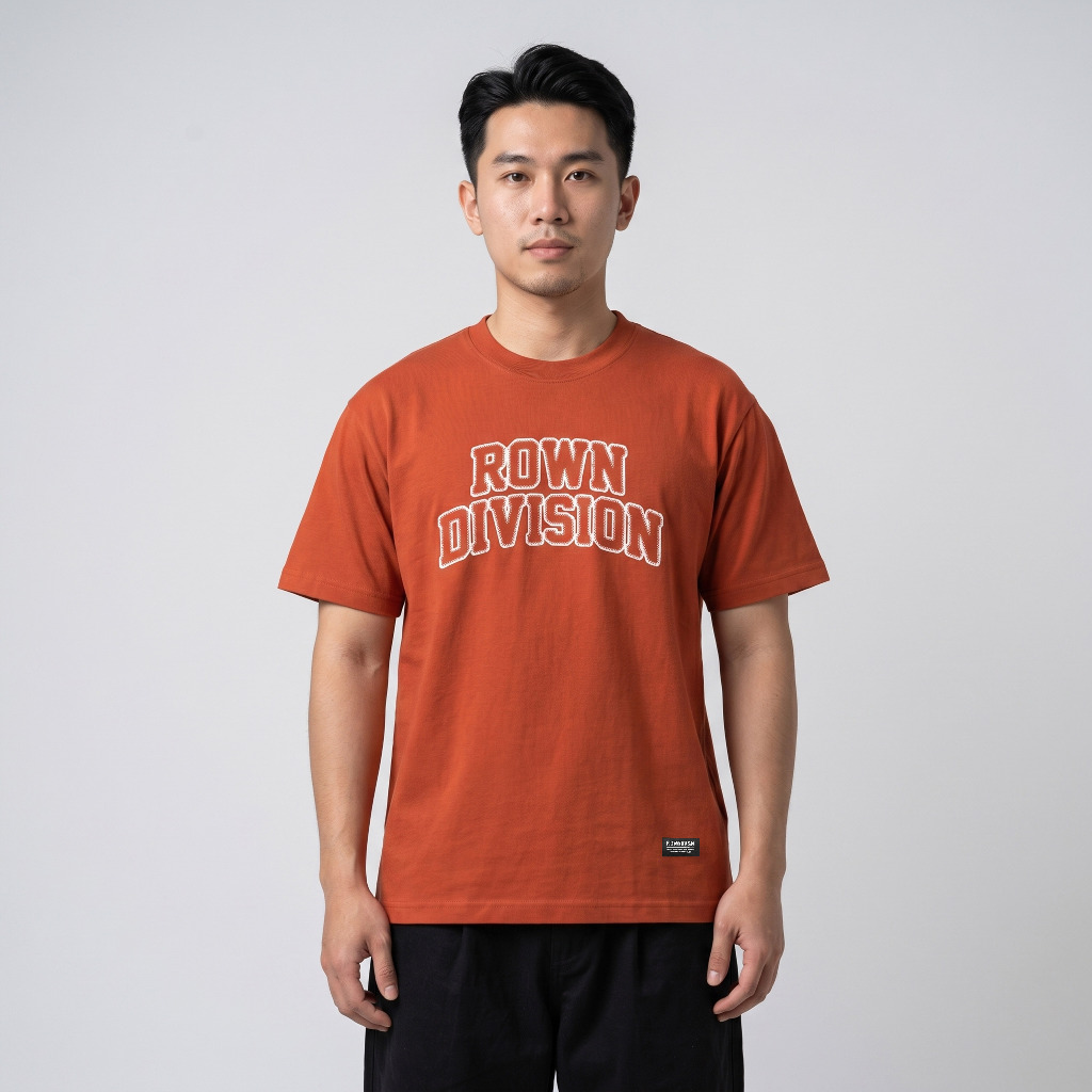 [PayDay] Camiseta De Manga Curta Da Divisão Rown | Restorin Red Brick