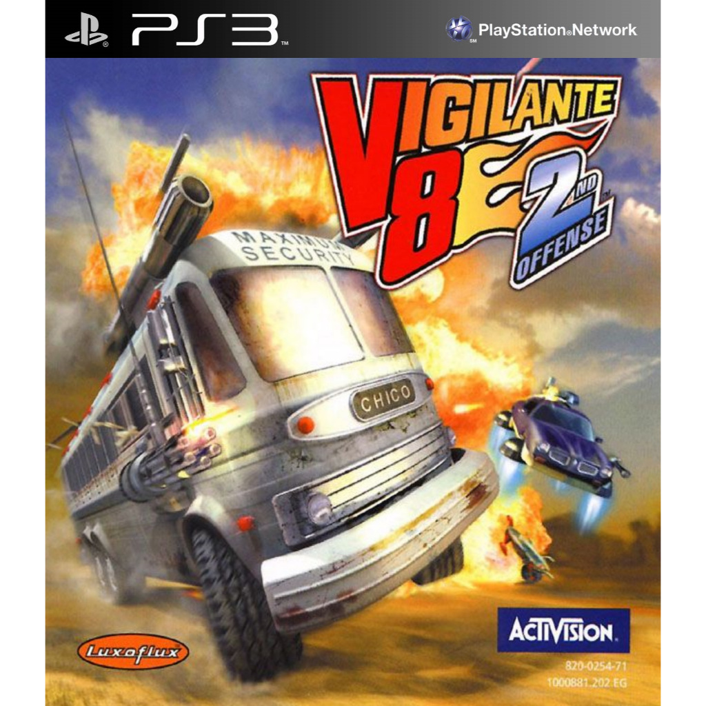 PS3 PKG VIGILANTE 8 2o Jogo Cassete