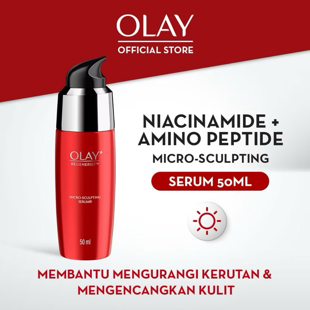 (Embalagem R3JECT ! !️) Olay Regenerist Micro Sculpting Serum Advance Niacinamida Skincare Antienvelhecimento 50ml