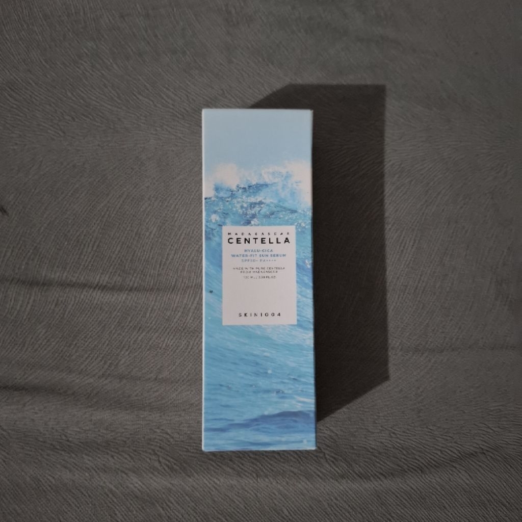 (Novo) Skin1004 Madagascar Centella Hyalu Cica Água Fit Soro Solar Fps50 + PA + 100ml