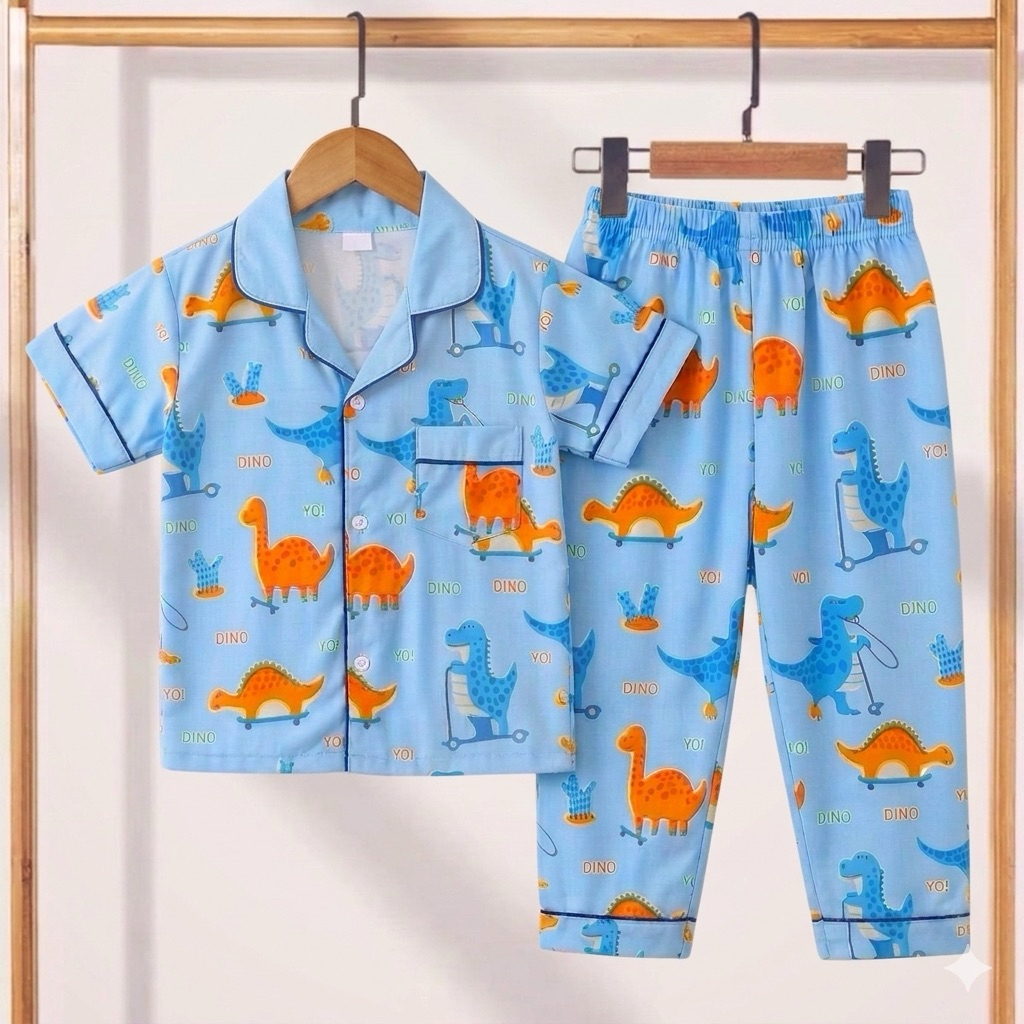 Conjuntos De Pijama Infantil Mais Recentes E Virais Para Idades De 1 A 10 Anos