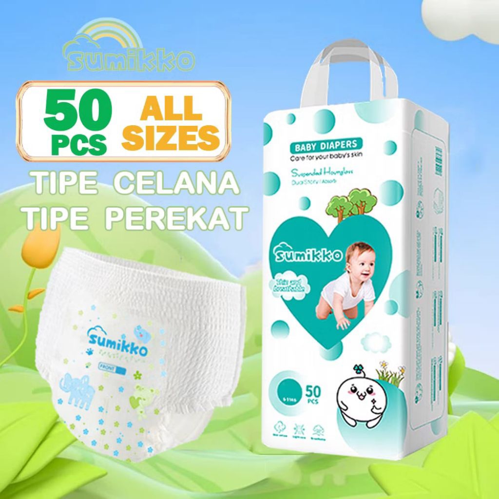 Calças Pampers Fraldas sumikko S50 M50 L50 XL50