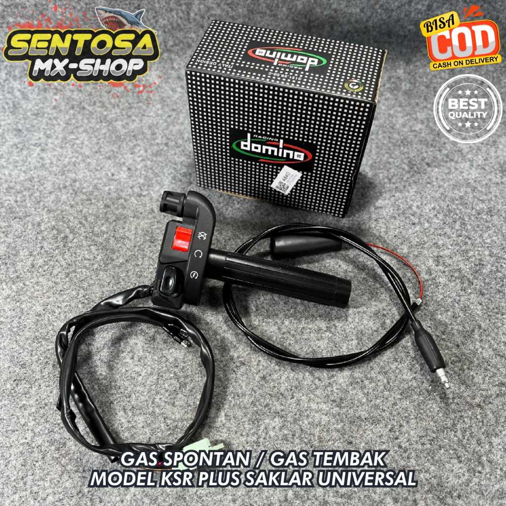 Conjunto De Interruptor Do Motor SPONTAN KSR Gás 1 Cabo 100CM | Estado ON/OFF UNIVERSAL