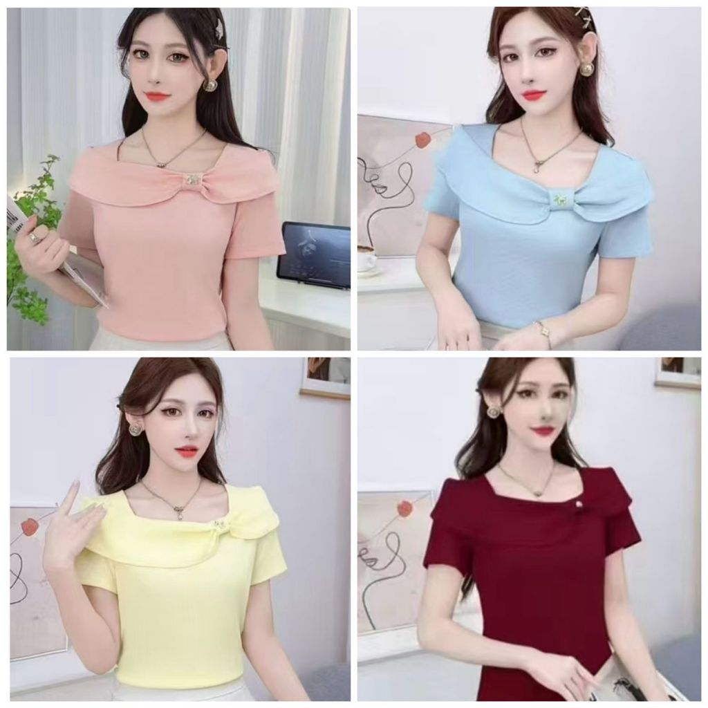 top Feminino , Camiseta Elástica premium , Fita Importada