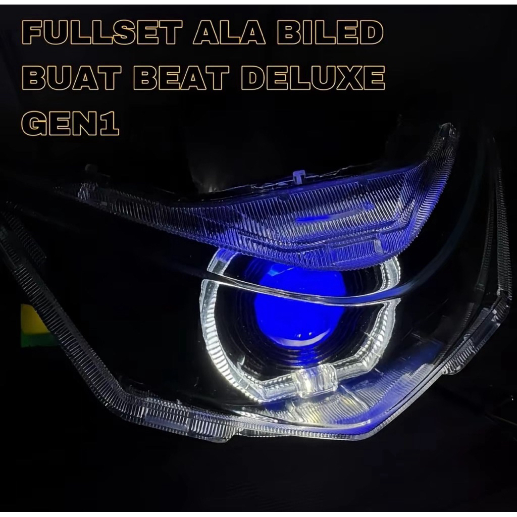 Beat Deluxe Gen 1 2020-2023 Conjunto de Refletores de Farol Biled 4.5 Polegadas Melhor Qualidade