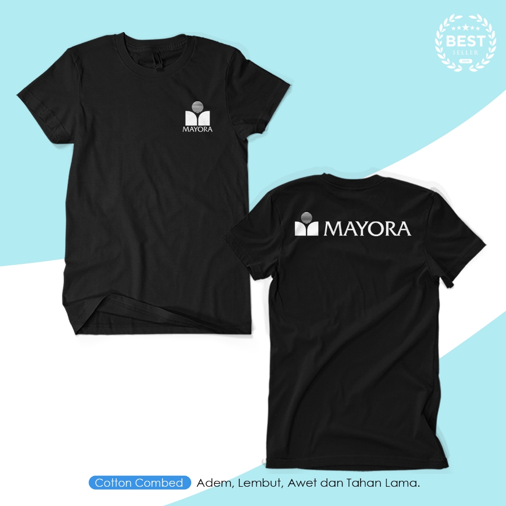 Mayora Snack Factory Worker Camiseta Distro Algodão Penteado 30s Gráfica KAOS KAGE