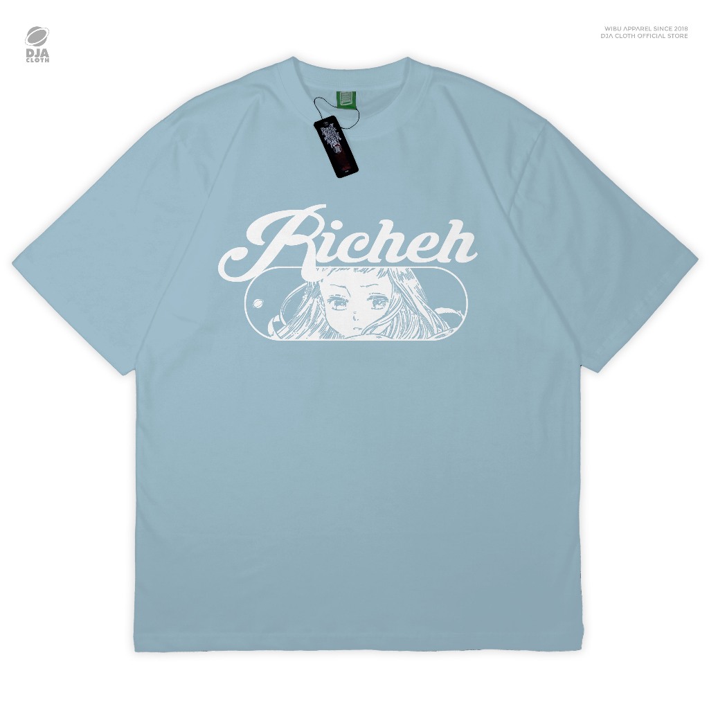 DJA Kaos Richeh Chapéu De Bruxa Atelier WHA Camiseta Anime Manga Roupas