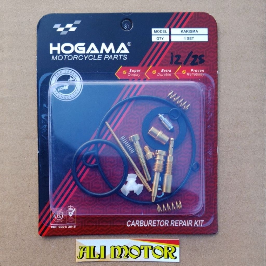 Conteúdo Do Carburador Repairkit karisma supra x 125 original HOGAMA/Fukawa