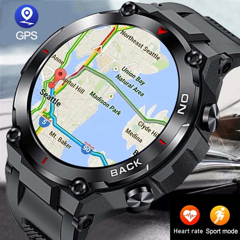 2023 Novo GPS Smart Watch Moda Esportiva Pulseira De Lembrete De Chamada Smartwatch Para Homens Android IOS