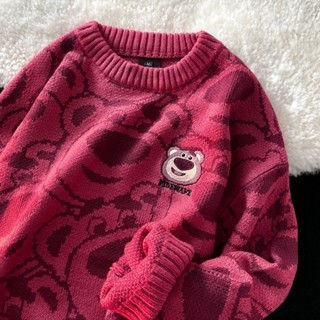Y2k Est Kawaii Sweater Harajuku Disney Losto Impressão Pullover Grunge Candy Jumper Fada E-girl Fofa Chic