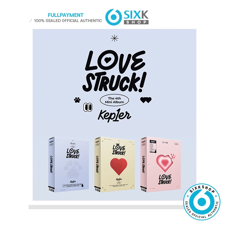 kep1er  4th Mini Album LOVESTRUCK! em Oferta na Shopee