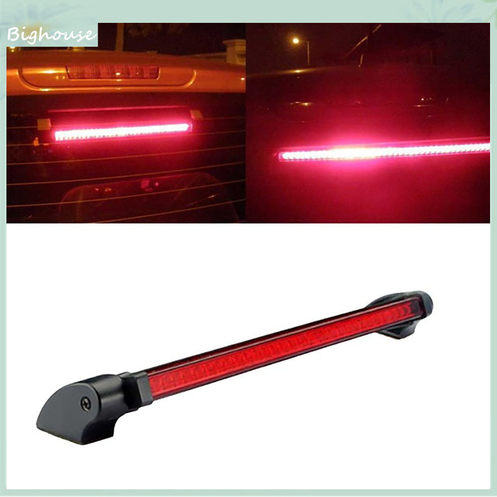 <In Stock> 12V Barra De Luz De Freio Automotivo Led Vermelho De Alta Montagem Parada Traseira
